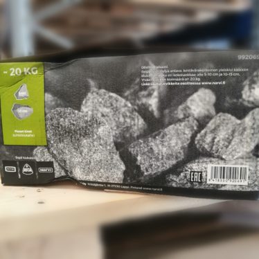 Finnische Saunasteine (20kg | Ø 5-10cm)