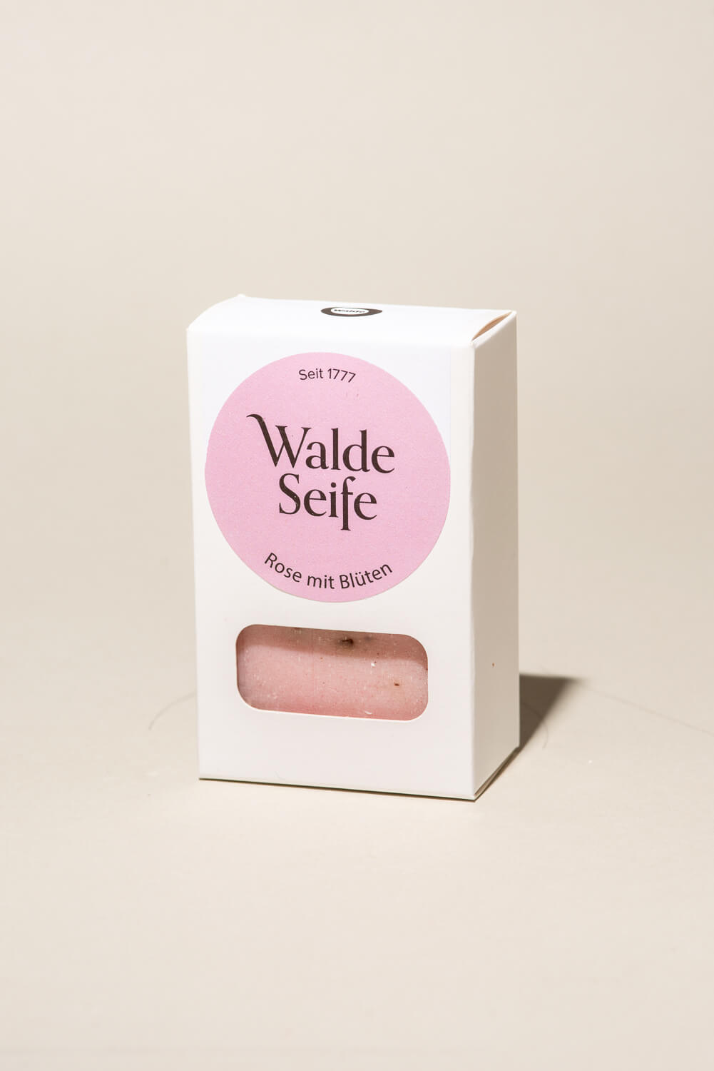 Walde Seife - Seife Rose mit Blüten (100g)