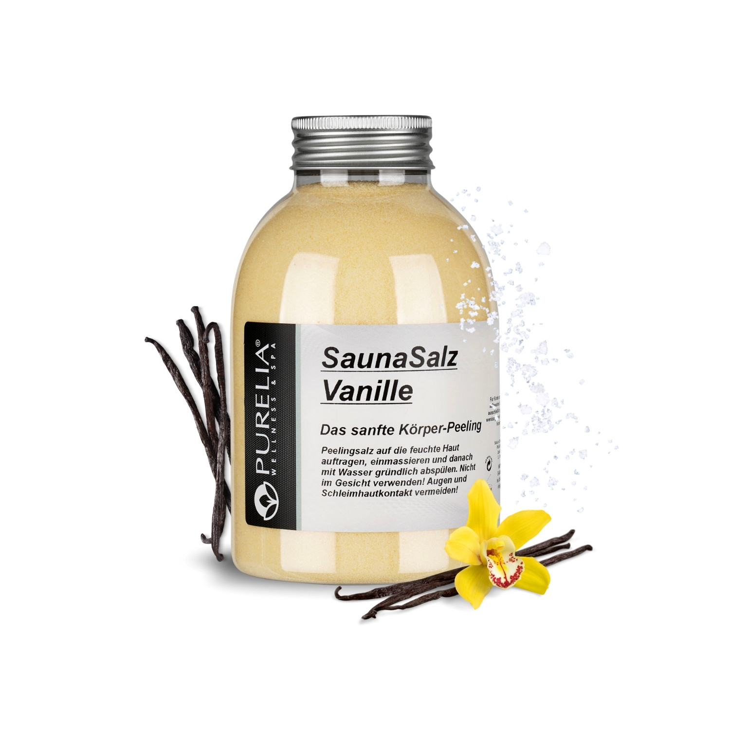 Purelia Sauna Peeling Salz Vanille